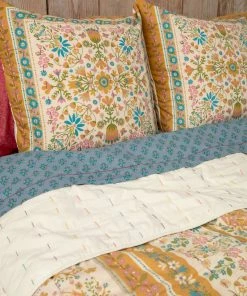 Natural Life HOME & LIVING Border Print Stitch Euro Sham