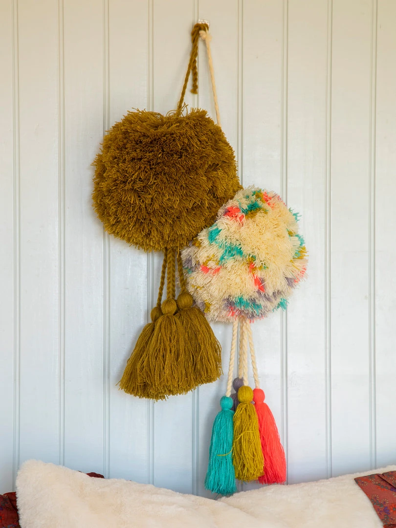 Natural Life Back To Campus Jumbo Pom Pom Tassel 19 Natural Life Back To Campus Jumbo Pom Pom Tassel
