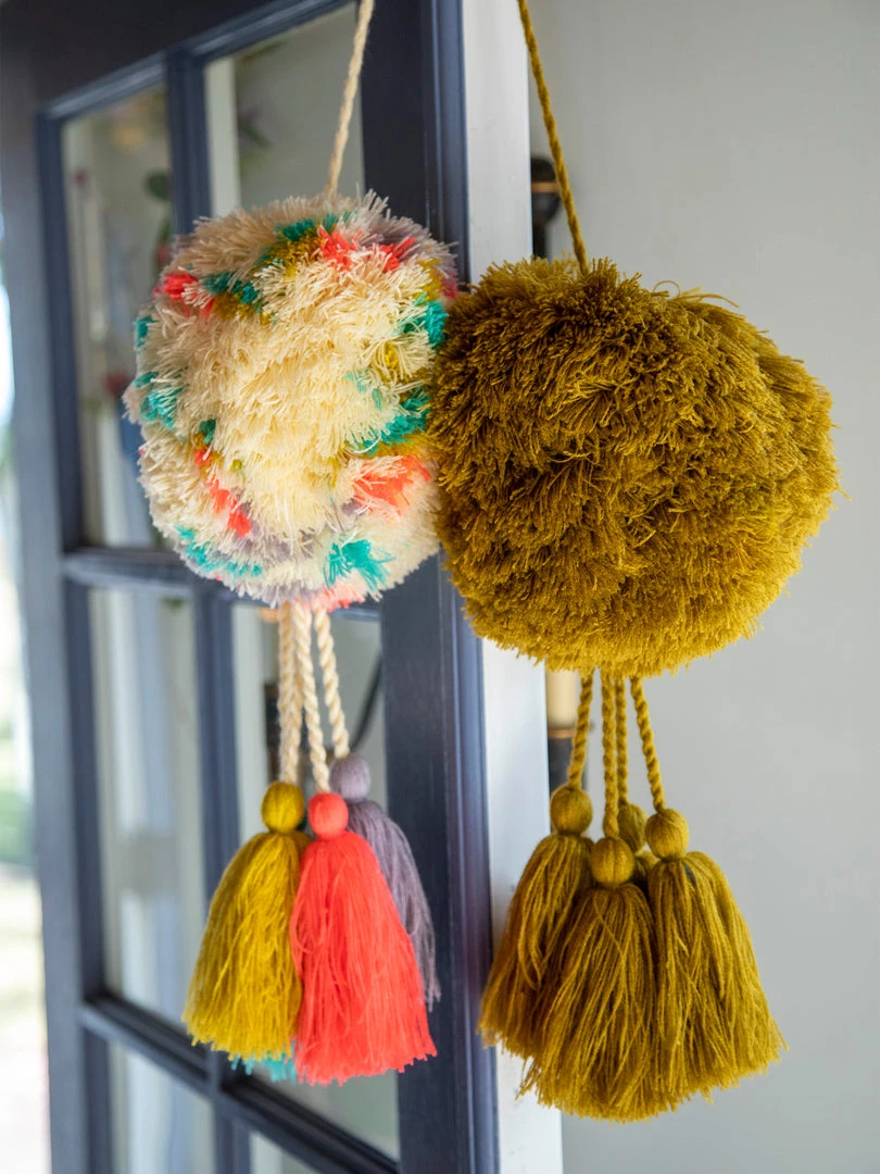Natural Life Back To Campus Jumbo Pom Pom Tassel 17 Natural Life Back To Campus Jumbo Pom Pom Tassel