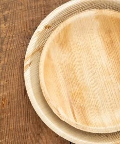 Natural Life Palm Leaf Plate Set Of 12