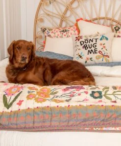 Natural Life Hand Embroidered Pillow NEW & TRENDING