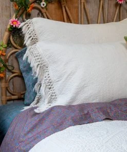 Natural Life Back To Campus Matelasse Coverlet