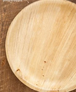 Natural Life Palm Leaf Plate Set Of 12