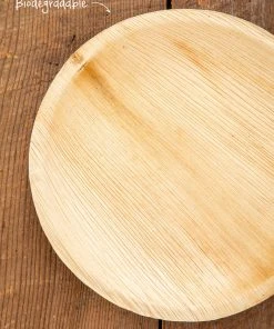 Natural Life Palm Leaf Plate Set Of 12