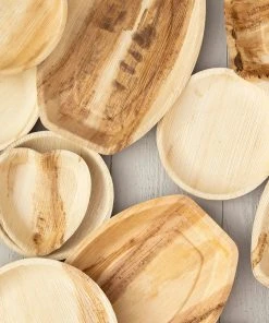 Natural Life Palm Leaf Plate Set Of 12