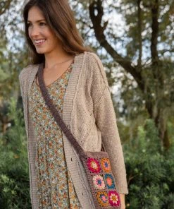 Natural Life Crochet Crossbody Bag Back To Campus