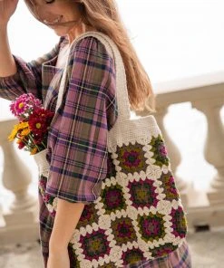 Natural Life Back To Campus Crochet Tote Bag