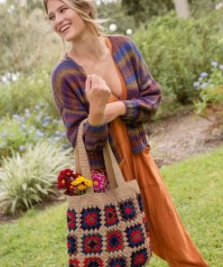 Natural Life Back To Campus Crochet Tote Bag