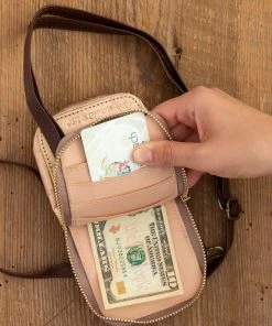 Natural Life Penny Paper Crossbody Phone Bag