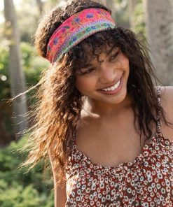 Natural Life Border Print Half Boho Bandeau