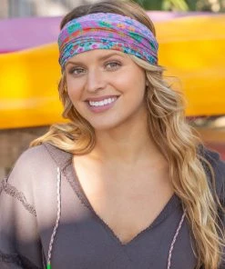 Natural Life Border Print Boho Bandeau Accessories 132 Natural Life Border Print Boho Bandeau Accessories