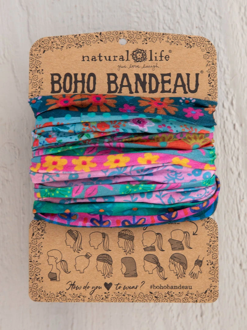 Natural Life Border Print Boho Bandeau Accessories 61 Natural Life Border Print Boho Bandeau Accessories