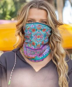 Natural Life Border Print Boho Bandeau Accessories 134 Natural Life Border Print Boho Bandeau Accessories