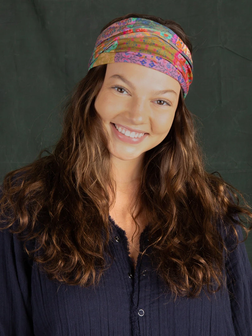 Natural Life Border Print Boho Bandeau Accessories 68 Natural Life Border Print Boho Bandeau Accessories