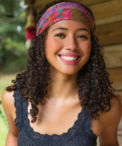 Natural Life Border Print Boho Bandeau Accessories 136 Natural Life Border Print Boho Bandeau Accessories