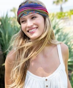 Natural Life Border Print Boho Bandeau Accessories 114 Natural Life Border Print Boho Bandeau Accessories
