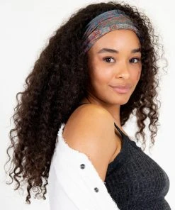 Natural Life Border Print Boho Bandeau Accessories 120 Natural Life Border Print Boho Bandeau Accessories