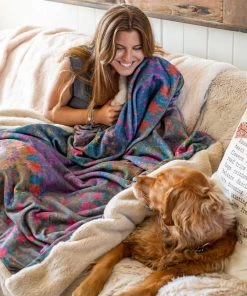 Natural Life Back To Campus Faux Fur Blanket