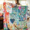Natural Life Back To Campus XL Double-Sided Cozy Blanket