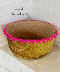 Natural Life Sequin Belly Basket 10 Natural Life Sequin Belly Basket