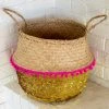 Natural Life Sequin Belly Basket