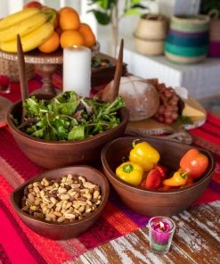 Natural Life Mango Wood Bowl Set 7 Natural Life Mango Wood Bowl Set
