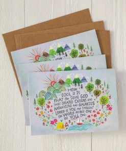 Natural Life Set Of 3 Greeting Cards