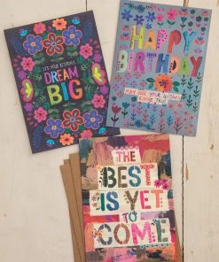 Natural Life Set Of 3 Greeting Cards