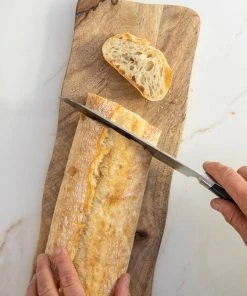 Natural Life Hand Carved Bread Board