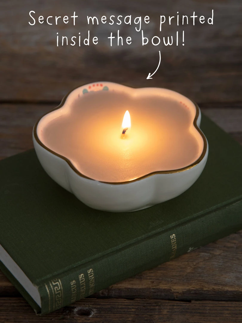 Natural Life Shaped Secret Message Candle 6 Natural Life Shaped Secret Message Candle
