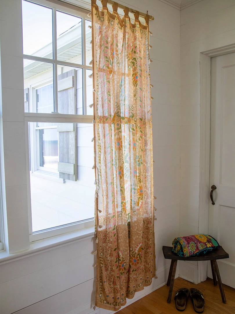 Natural Life Printed Curtain Panel 6 Natural Life Printed Curtain Panel