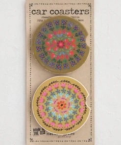 Natural Life Car Coasters
