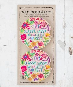 Natural Life Car Coasters