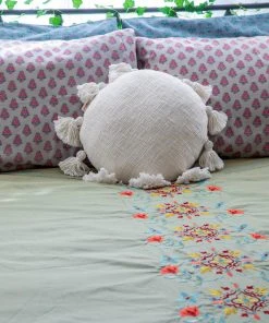 Natural Life Back To Campus Embroidered Coverlet