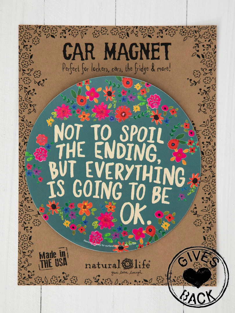 Natural Life NEW & TRENDING Car Magnet Natural Life NEW & TRENDING Car Magnet