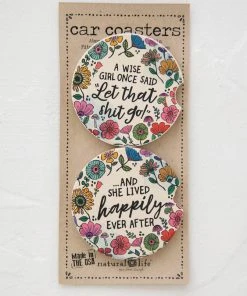Natural Life Car Coasters