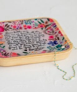 Natural Life Lacquered Wood Tray NEW & TRENDING