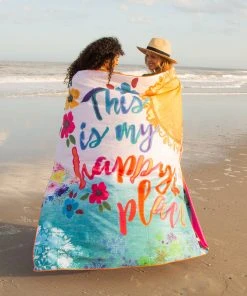 Natural Life Large Microfiber Beach Towel Back To Campus