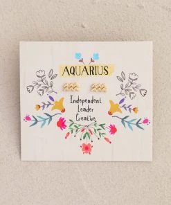 Natural Life Zodiac Perfect Tiny Studs