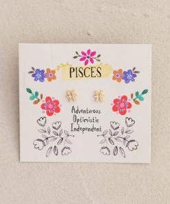 Natural Life Zodiac Perfect Tiny Studs