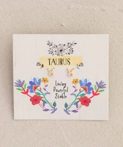 Natural Life Zodiac Perfect Tiny Studs