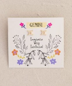 Natural Life Zodiac Perfect Tiny Studs