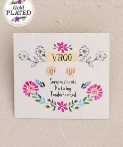 Natural Life Zodiac Perfect Tiny Studs