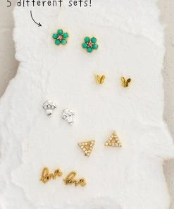 Natural Life ACCESSORIES Perfect Tiny Stud Set