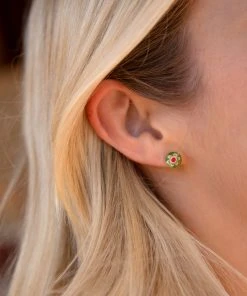 Natural Life Millefiori Bead Studs SUMMER SHOP