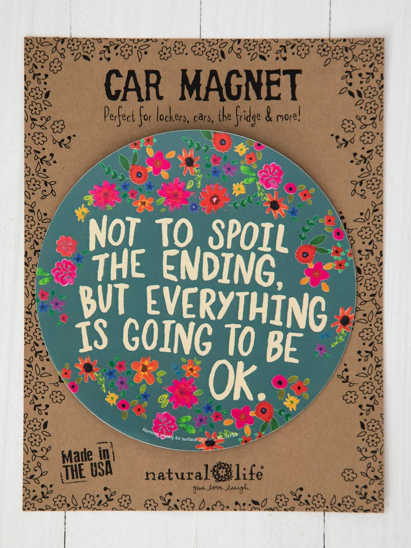 Natural Life NEW & TRENDING Car Magnet Natural Life NEW & TRENDING Car Magnet