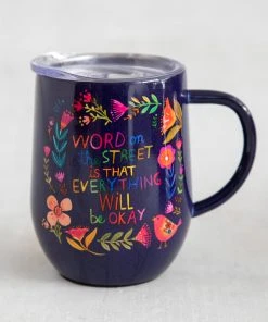 Natural Life Back To Campus Stainless Steel Coffee Tumbler