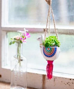 Natural Life Faux Succulent Car Charm