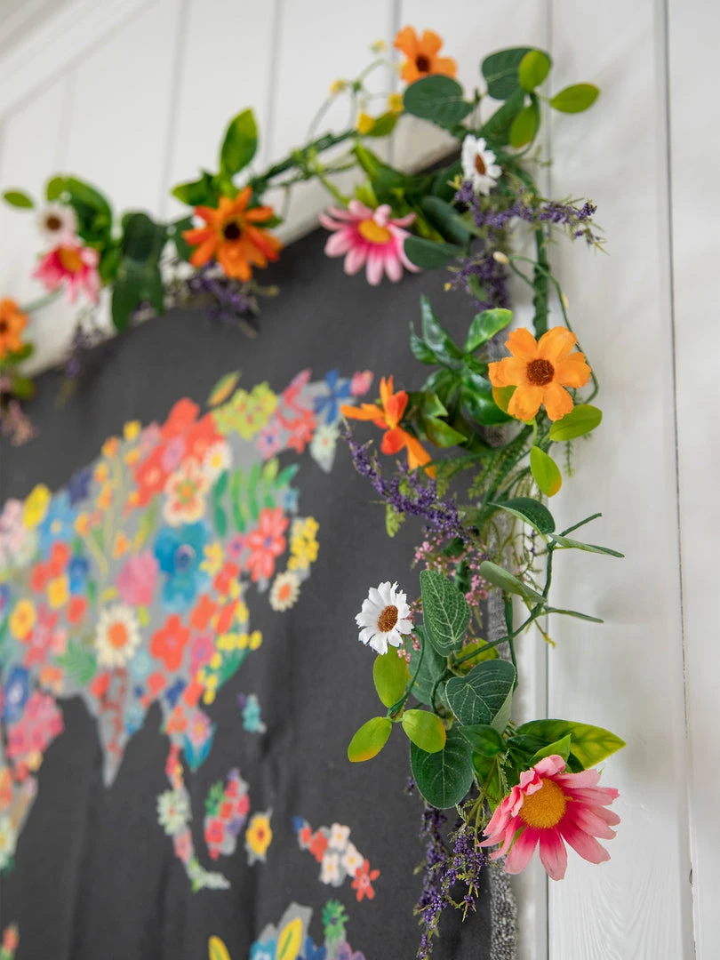 Natural Life Wildflower Garland Back To Campus 7 Natural Life Wildflower Garland Back To Campus