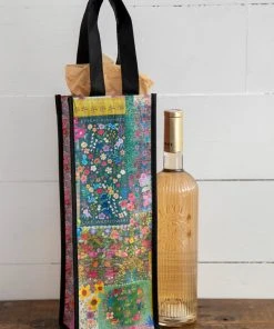 Natural Life Wine Bottle Happy Bag Kitchen & Drinkware
